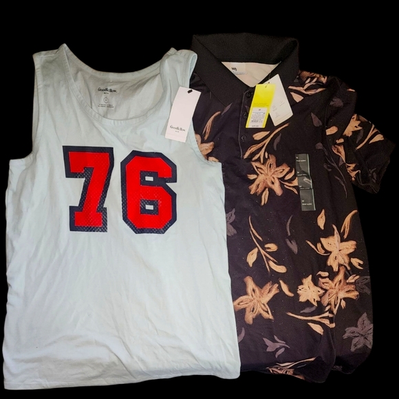 2 Mens Medium Shirts Both NWT - Picture 1 of 5